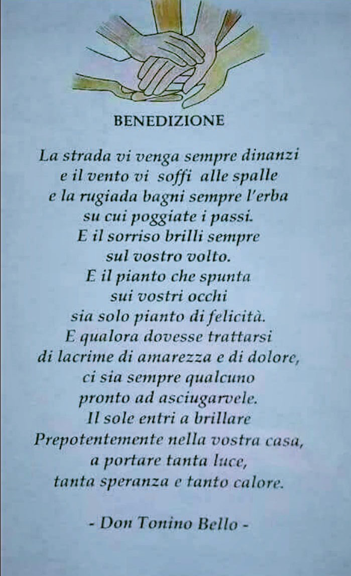 Preghiera Di Benedizione Nella Divina Volontà La Benedizione di Don Tonino Bello - AMCI - Associazione Medici