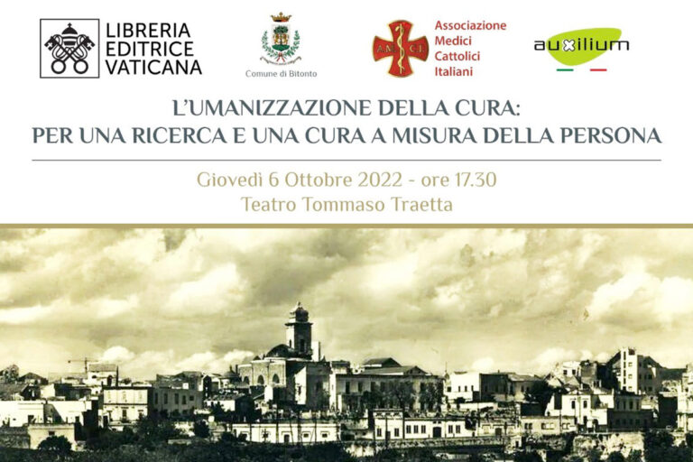 L’umanizzazione della cura: per una ricerca e una cura a misura della persona
