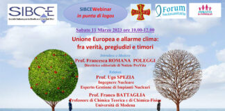 SIBCE – “Unione Europea e allarme clima: fra verità, pregiudizi e timori”