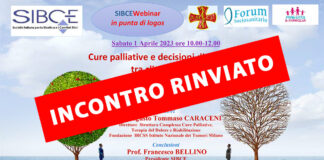 SIBCE – Cure palliative e decisioni di fine vita: tra clinica e etica