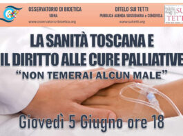 La Sanità toscana e il diritto alle cure palliative