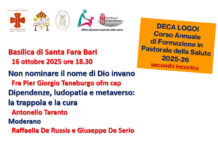 DECA LOGOI – Corso Annuale di Formazione in Pastorale della Salute 2025-26 (Secondo Incontro)