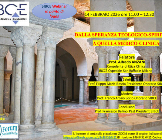 SIBCE – Dalla Speranza Teologico-spirituale a quella Medico-Clinica