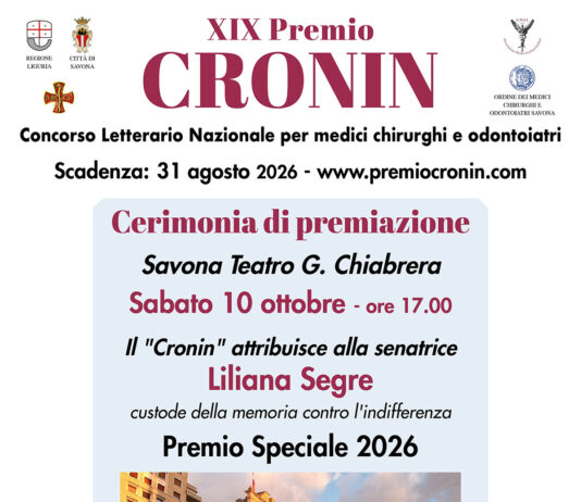 XIX edizione Premio Cronin 2026