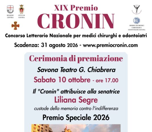 XIX edizione Premio Cronin 2026 – Cerimonia di Premiazione