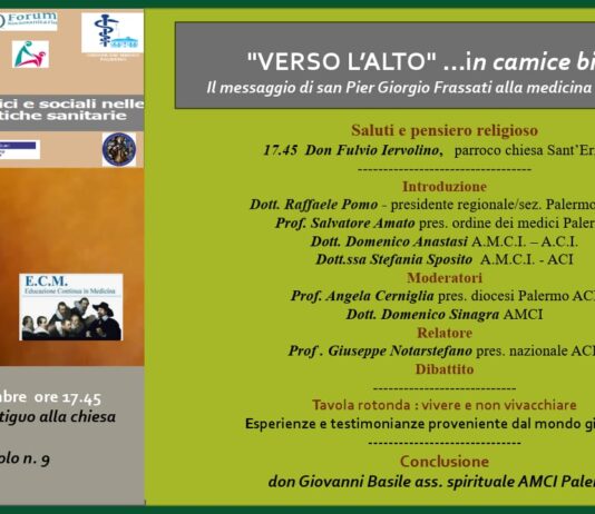 “VERSO L’ALTO” …in camice bianco