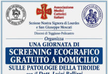 Una Giornata di Screening Ecografico Gratuito a Domicilio sulle Patologie della Tiroide con il Dott. Luigi Bellizzi